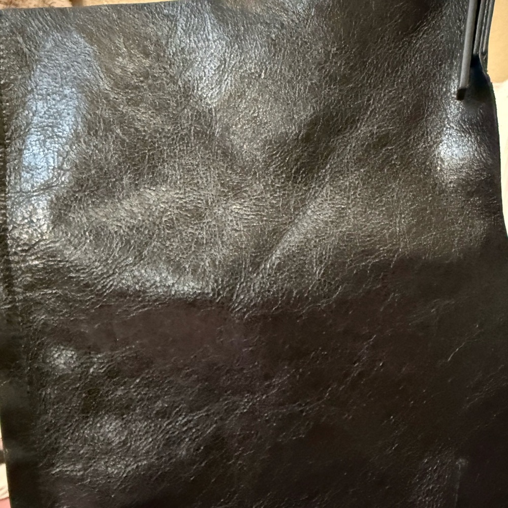 💯 Authentic ALLSAINTS Soft Black Leather Hobo. Unique, large bag!! - Picture 15 of 15